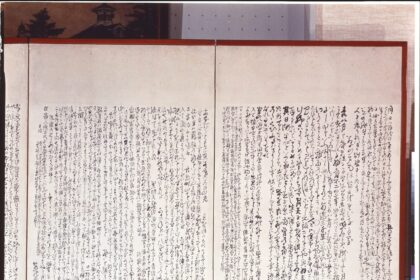 紙本淡彩奥の細道図　与謝蕪村筆  六曲屏風
