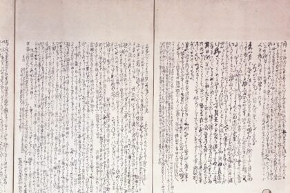 紙本淡彩奥の細道図　与謝蕪村筆  六曲屏風