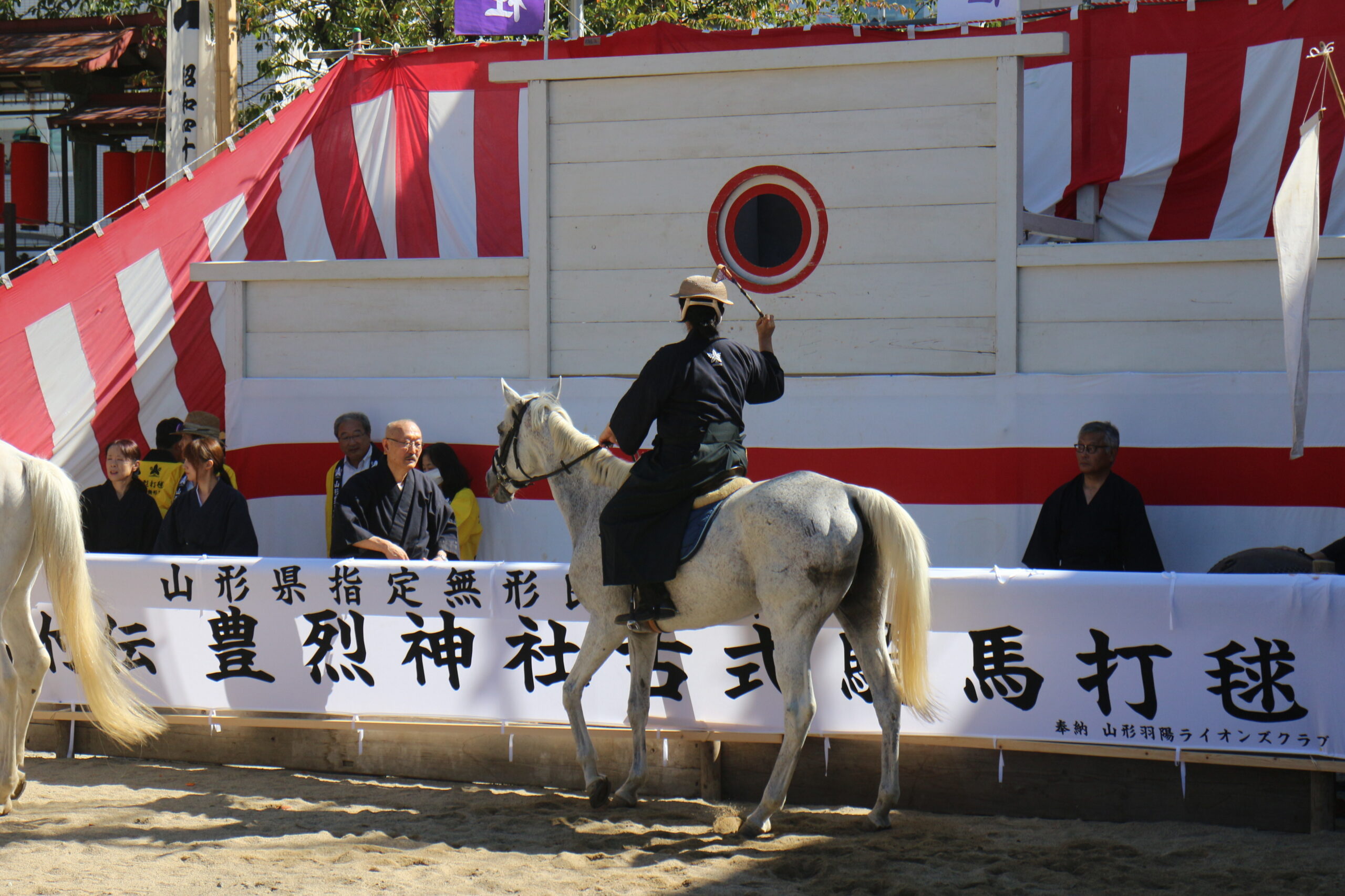 豊烈神社の打毬