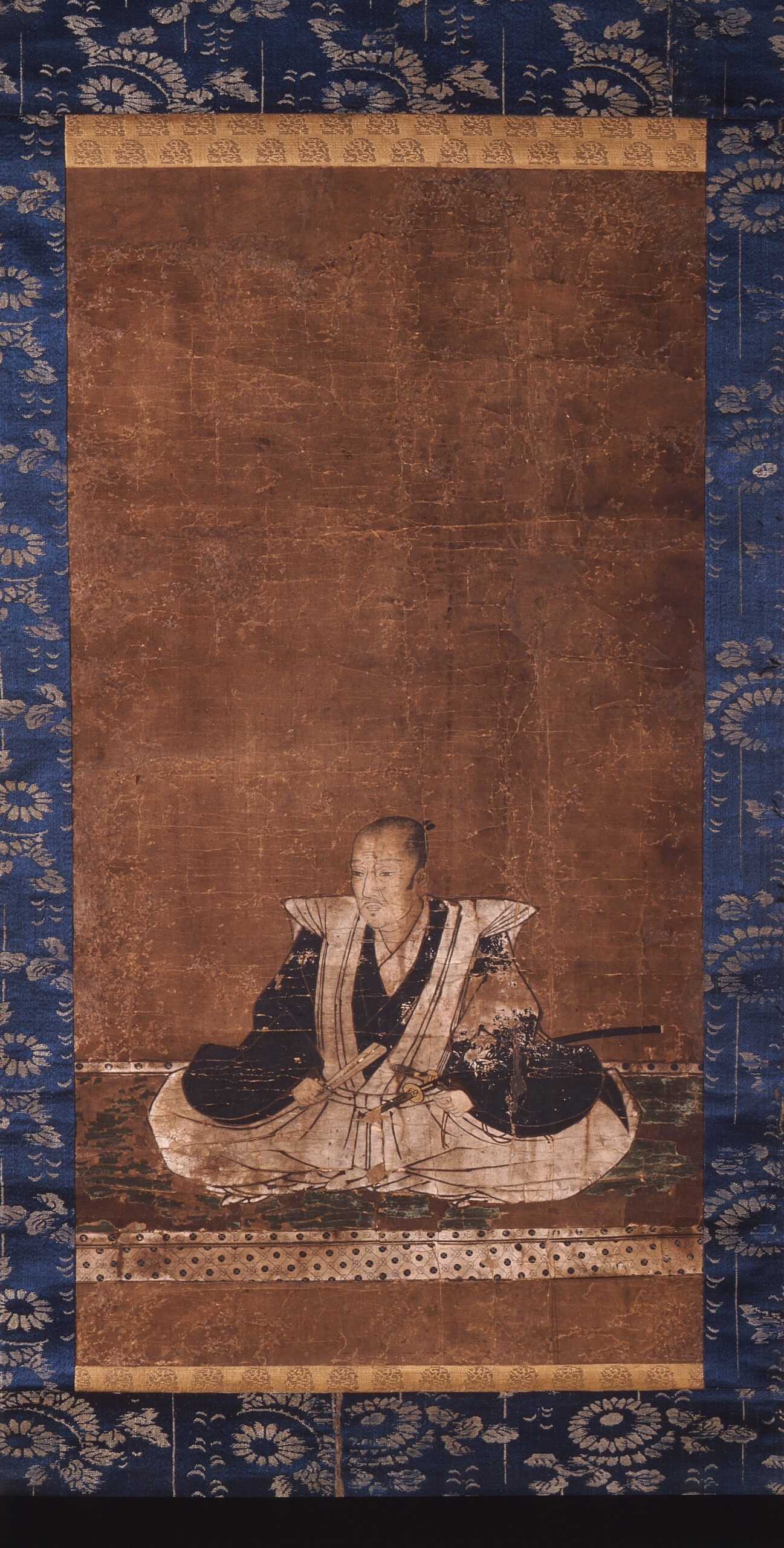 紙本著色坂紀伊守像　無款