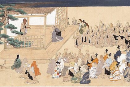 紙本著色遊行上人絵　伝狩野宗秀筆